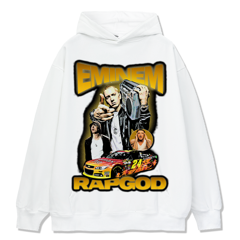 EMINEM "RAP GOD" HOODIE 2024 T-Shirts, Sweatshirt | CoreVibeTees.com (Image 2)