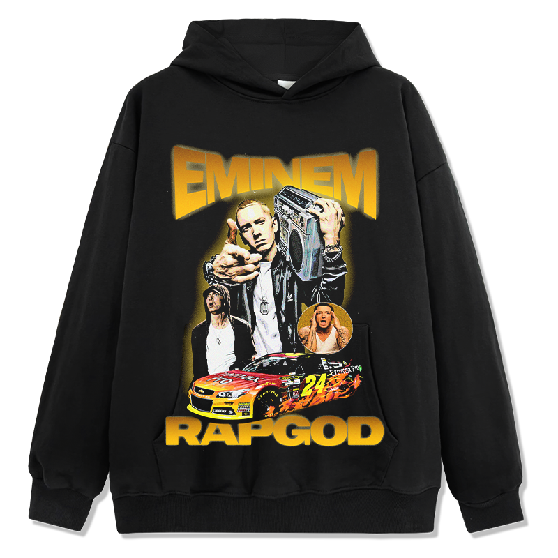 EMINEM "RAP GOD" HOODIE 2024 T-Shirts, Sweatshirt | CoreVibeTees.com (Image 1)