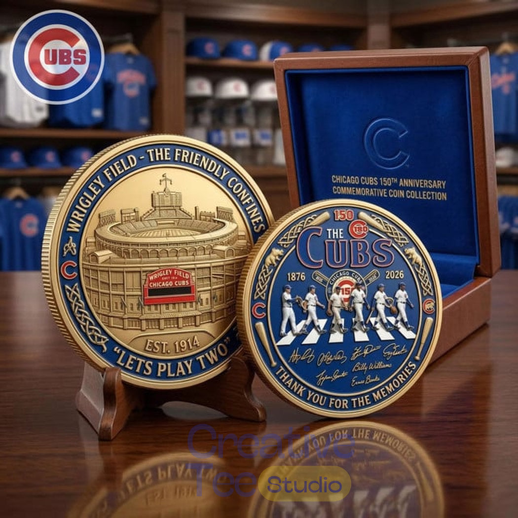 Chicago Cubs 150th Anniversary Premium Commemorative Coin