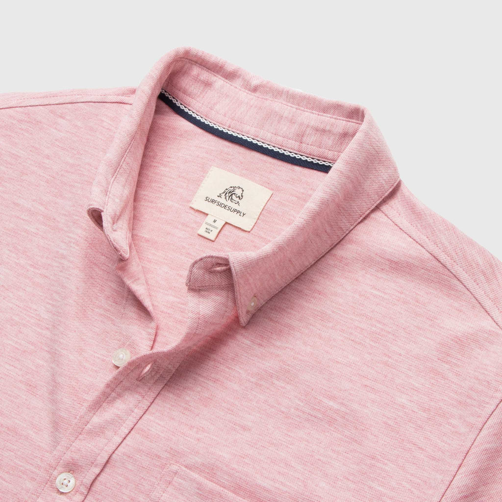 Tony Pique Knit Shirt - Pink Heather Hoodie, Sweatshirt | CoreVibeTees.com (Image 4)