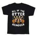 All of The Otter Reindeer Kid's Tee Hoodie, Sweatshirt | CoreVibeTees.com (Image 1)