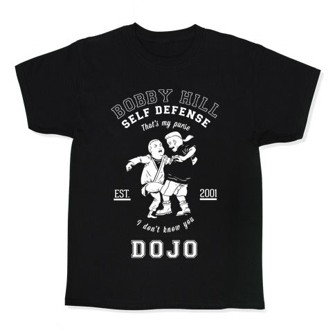 Bobby Hill Self Defense Dojo Kid's Tee Hoodie, Sweatshirt | CoreVibeTees.com (Image 1)