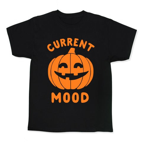 Current Mood: Halloween Kid's Tee Hoodie, Sweatshirt | CoreVibeTees.com (Image 1)