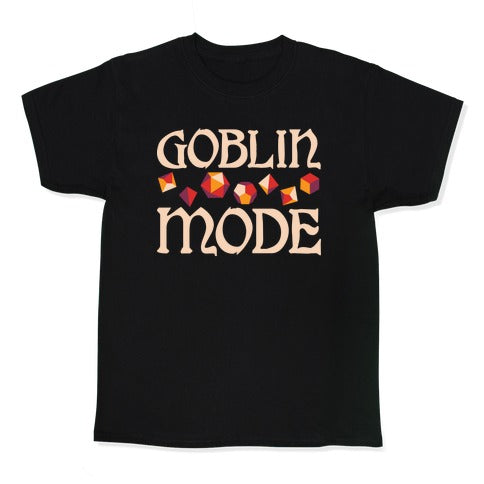 Goblin Mode D&D Kid's Tee Hoodie, Sweatshirt | CoreVibeTees.com (Image 1)