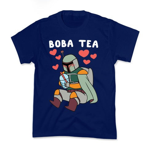 Boba Fett Tea Kid's Tee Hoodie, Sweatshirt | CoreVibeTees.com (Image 2)