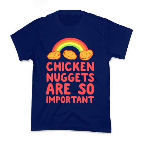 Chicken Nuggets Are So Important Kid's Tee Hoodie, Sweatshirt | CoreVibeTees.com (Image 2)