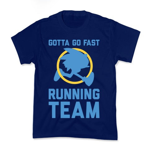 Gotta Go Fast Running Team Kid's Tee Hoodie, Sweatshirt | CoreVibeTees.com (Image 2)