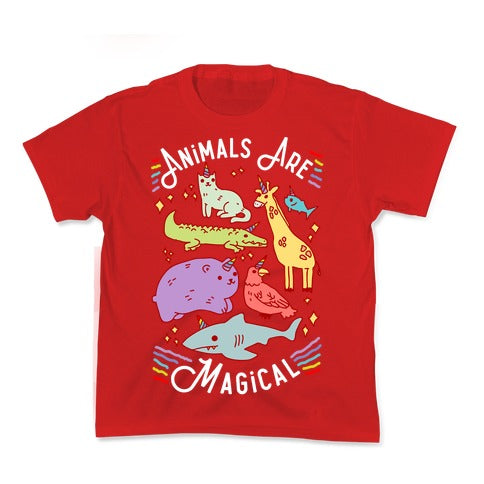 Animals Are Magical Kid's Tee Style001 Hoodie, Sweatshirt | CoreVibeTees.com (Image 3)