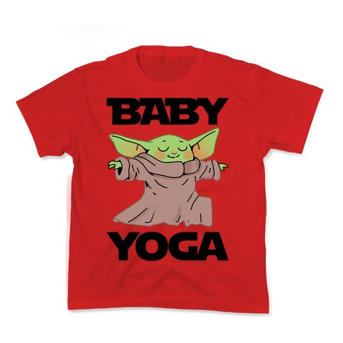Baby Yoga Kid's Tee Hoodie, Sweatshirt | CoreVibeTees.com (Image 1)