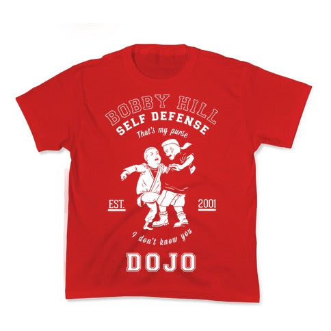 Bobby Hill Self Defense Dojo Kid's Tee Hoodie, Sweatshirt | CoreVibeTees.com (Image 3)