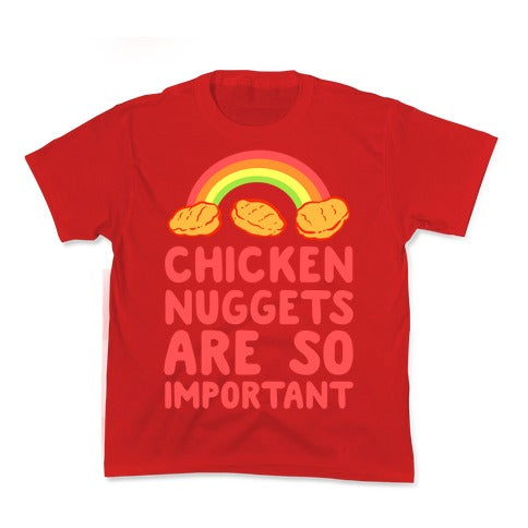 Chicken Nuggets Are So Important Kid's Tee Hoodie, Sweatshirt | CoreVibeTees.com (Image 3)
