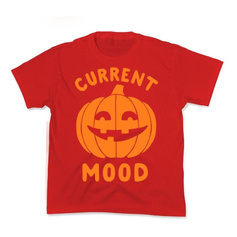 Current Mood: Halloween Kid's Tee Hoodie, Sweatshirt | CoreVibeTees.com (Image 3)