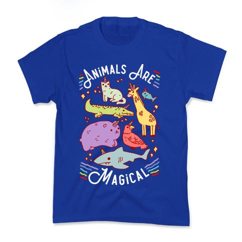 Animals Are Magical Kid's Tee Style001 Hoodie, Sweatshirt | CoreVibeTees.com (Image 4)