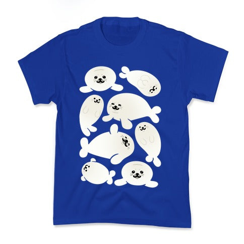 Baby Seals Pattern Study Kid's Tee Hoodie, Sweatshirt | CoreVibeTees.com (Image 4)