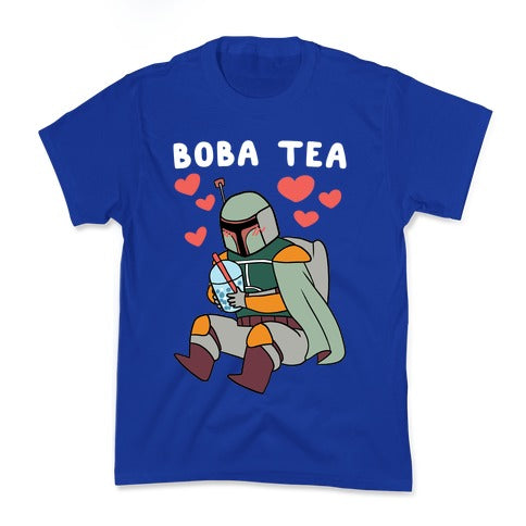 Boba Fett Tea Kid's Tee Hoodie, Sweatshirt | CoreVibeTees.com (Image 4)