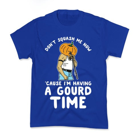 Don't Squash Me Now 'Cause I'm Having a Gourd Time Kid's Tee Hoodie, Sweatshirt | CoreVibeTees.com (Image 4)