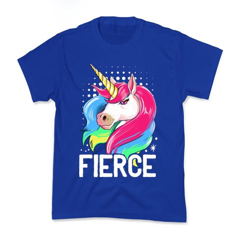 Fierce Unicorn Kid's Tee Hoodie, Sweatshirt | CoreVibeTees.com (Image 4)