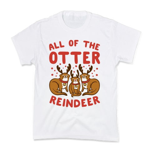All of The Otter Reindeer Kid's Tee Style001 Hoodie, Sweatshirt | CoreVibeTees.com (Image 2)