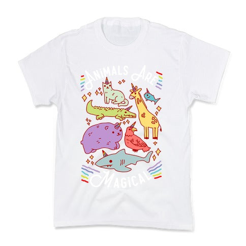 Animals Are Magical Kid's Tee Style001 Hoodie, Sweatshirt | CoreVibeTees.com (Image 5)