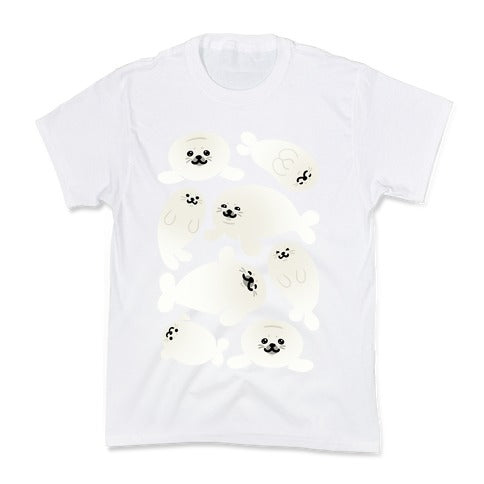 Baby Seals Pattern Study Kid's Tee Hoodie, Sweatshirt | CoreVibeTees.com (Image 5)