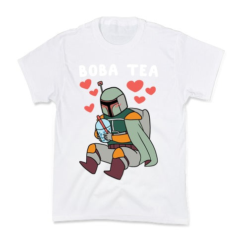 Boba Fett Tea Kid's Tee Hoodie, Sweatshirt | CoreVibeTees.com (Image 5)