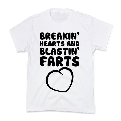 Breakin' Hearts And Blastin' Farts Kid's Tee Hoodie, Sweatshirt | CoreVibeTees.com (Image 2)