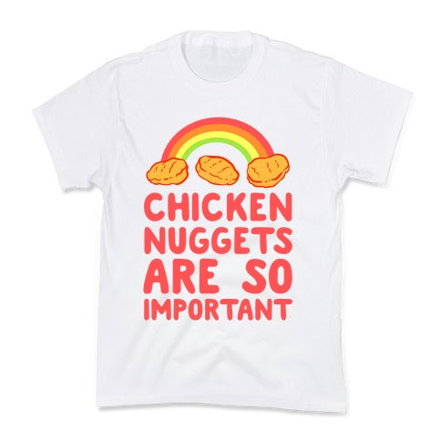 Chicken Nuggets Are So Important Kid's Tee Hoodie, Sweatshirt | CoreVibeTees.com (Image 5)
