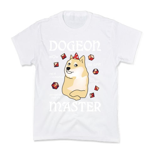 Dogeon Master Doge DM Kid's Tee Hoodie, Sweatshirt | CoreVibeTees.com (Image 5)