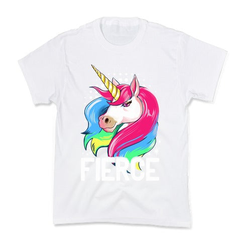 Fierce Unicorn Kid's Tee Hoodie, Sweatshirt | CoreVibeTees.com (Image 5)