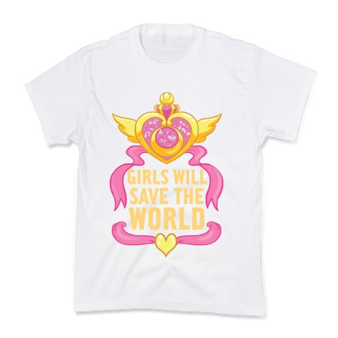 Girls Will Save The World Kid's Tee Hoodie, Sweatshirt | CoreVibeTees.com (Image 5)