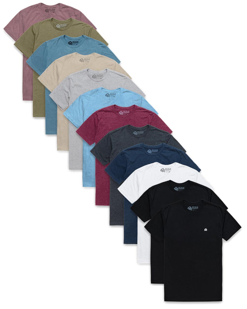 Custom 12 Pack Basic Tee - Branded Hoodie, Sweatshirt | CoreVibeTees.com