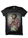 Jimi Hendrix Half Sleeve T-Shirt Hoodie, Sweatshirt | CoreVibeTees.com