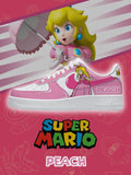 Super Mario ‘Peach’ Limited Edition Air Force 1 Shoes