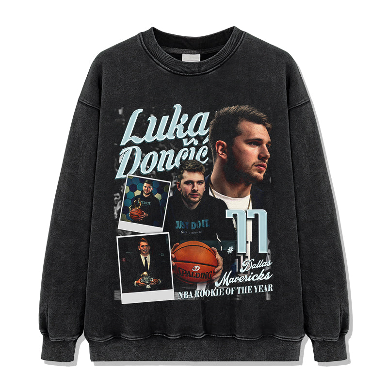 Luka DonÄiÄ‡ Sweatshirt NBA 2024 T-Shirts, Hoodie | CoreVibeTees.com (Image 4)