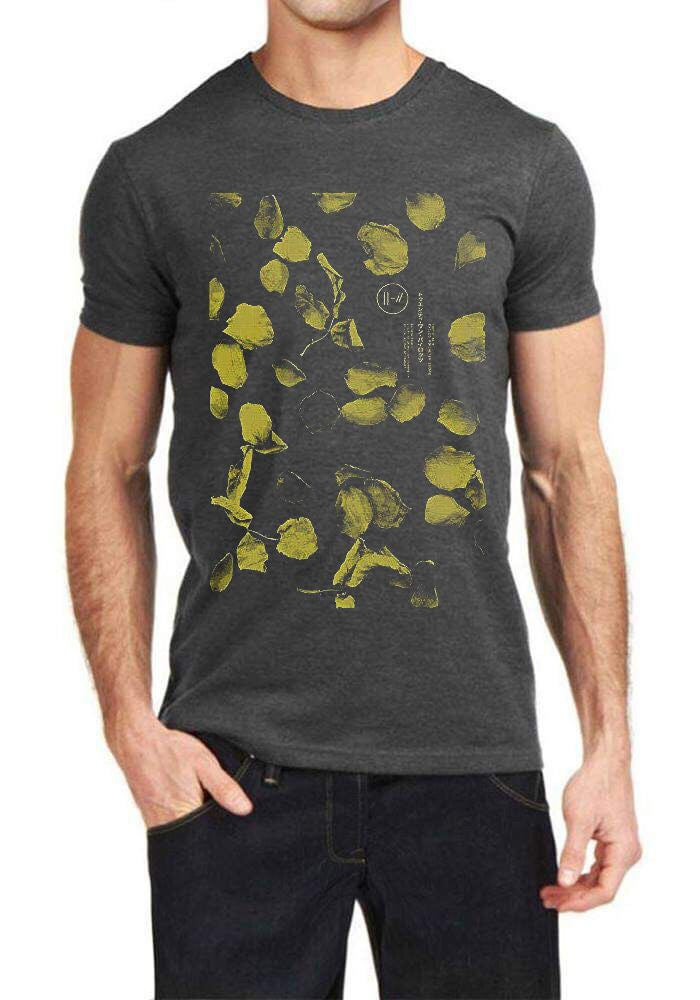 Yellow Leafs Charcoal Grey T-Shirt Hoodie, Sweatshirt | CoreVibeTees.com