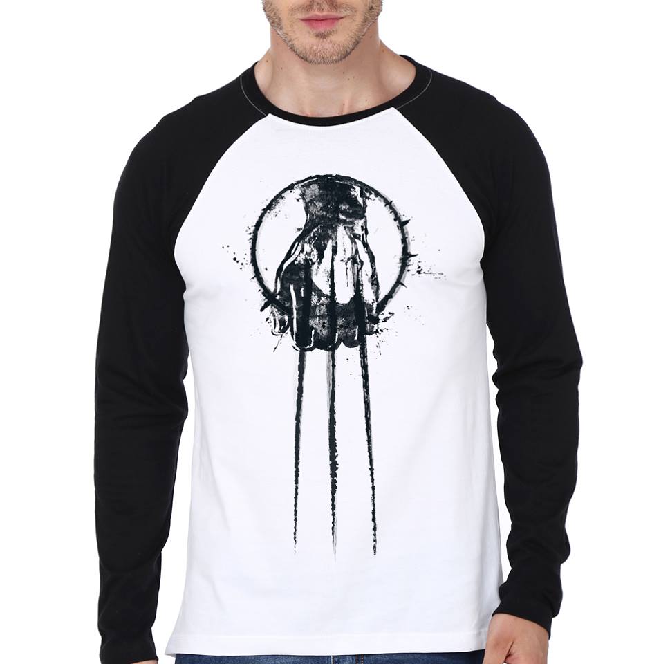 Hand Of Wolverine Raglan T-Shirt Style001 Hoodie, Sweatshirt | CoreVibeTees.com