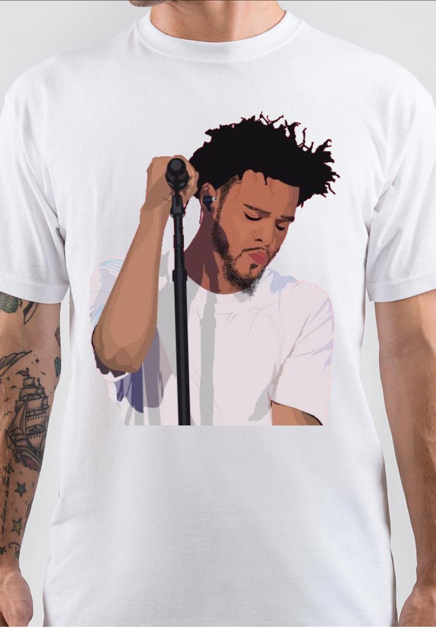 J Cole White T-Shirt Hoodie, Sweatshirt | CoreVibeTees.com