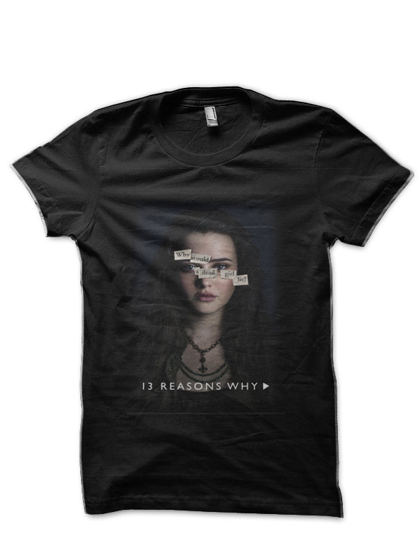 13 Reasons Why Black T-Shirt Style003 Hoodie, Sweatshirt | CoreVibeTees.com