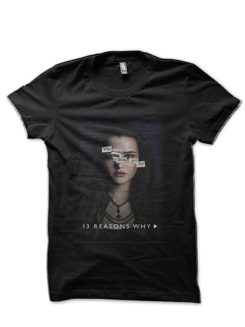 13 Reasons Why Black T-Shirt Style003 Hoodie, Sweatshirt | CoreVibeTees.com