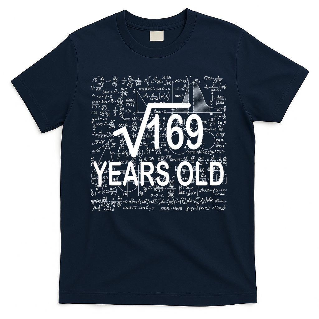 13th Birthday Square Root 169 Math T-Shirt Hoodie, Sweatshirt | CoreVibeTees.com
