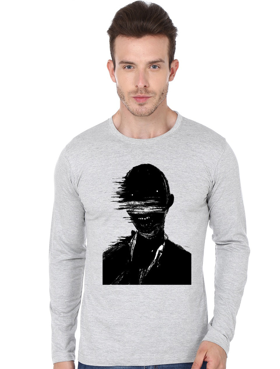 Static Ghost Full Sleeve T-Shirt Hoodie, Sweatshirt | CoreVibeTees.com