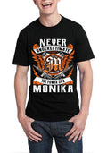 Never Underestimate Power Of Monika T-Shirt Hoodie, Sweatshirt | CoreVibeTees.com