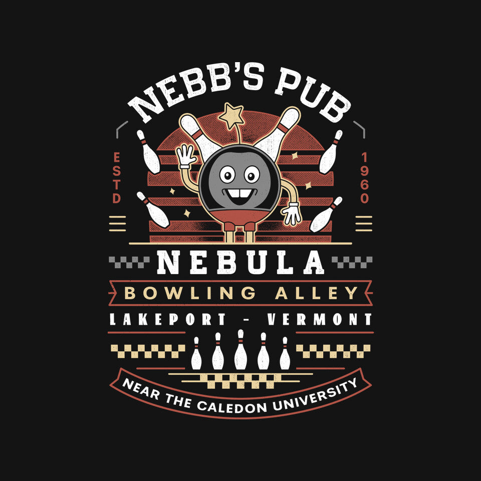 Nebb Bowling Mascot Emblem