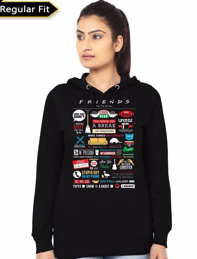 Friends Black Woman Hoodie T-Shirts, Sweatshirt | CoreVibeTees.com