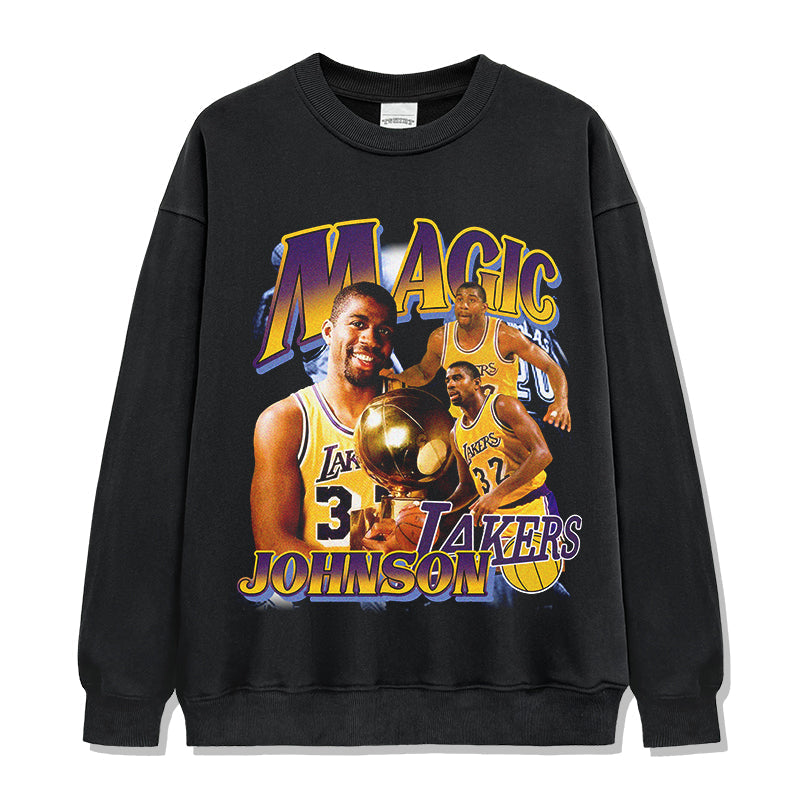 Magic Johnson Sweatshirt NBA 2024 T-Shirts, Hoodie | CoreVibeTees.com (Image 3)