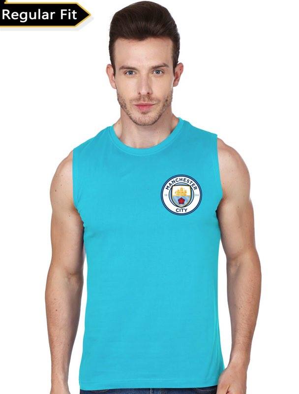 Manchester City Light Blue Sports Vest T-Shirts, Hoodie, Sweatshirt | CoreVibeTees.com