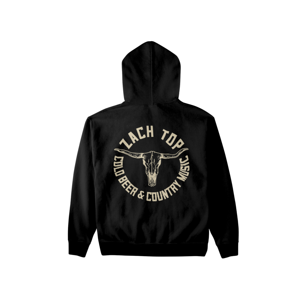 Black Skull Logo Hoodie T-Shirts, Sweatshirt | CoreVibeTees.com (Image 2)