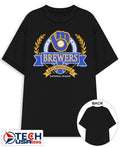 Milwaukee Brewers National League Cooperstown Crest shirt