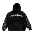 Old English Flames Hoodie (Black) T-Shirts, Sweatshirt | CoreVibeTees.com