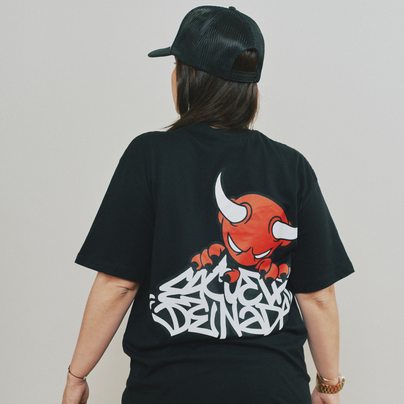 Escuela De Nada - Demonio Black Tee Hoodie, Sweatshirt | CoreVibeTees.com (Image 2)